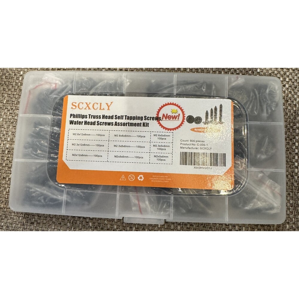Phillips Truss Head Self Tapping Screws Water Head 900 Pieces New